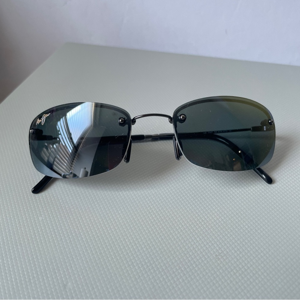 Maui Jim Flexon Polarized Sunglasses Gunmetal MJ350-02 - Picture 4 of 8